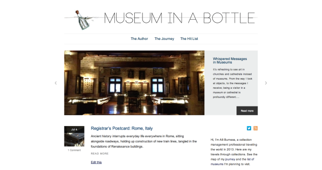 Museum in a Bottle