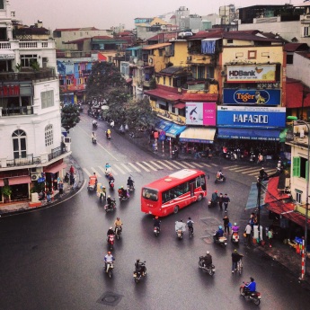 A shot of Hanoi traffic. Original.