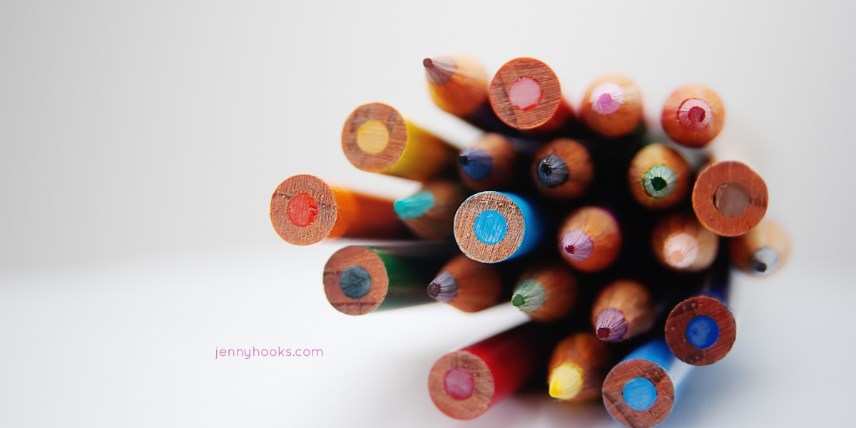 Photo of colored pencils by Jen Hooks.
